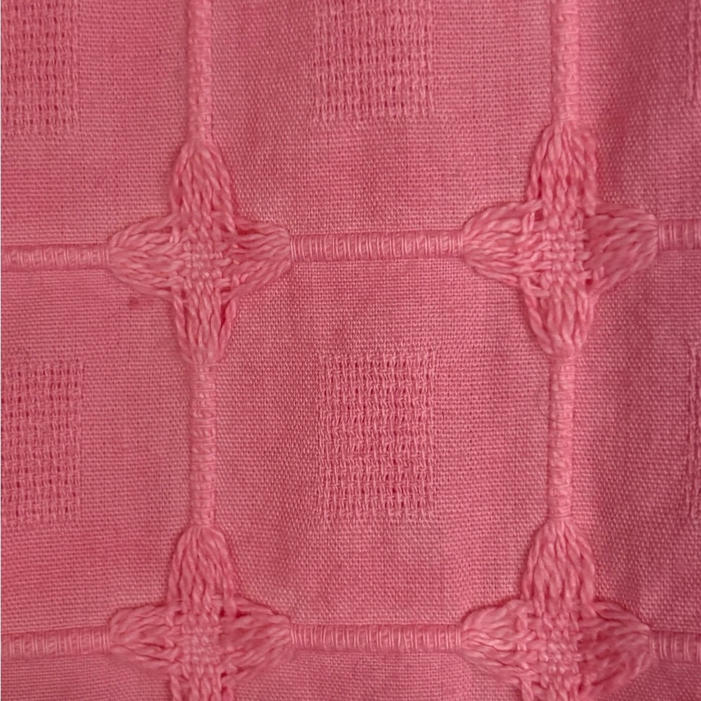 Pink Textured Button-Up Jacket - Picture 3 of 5